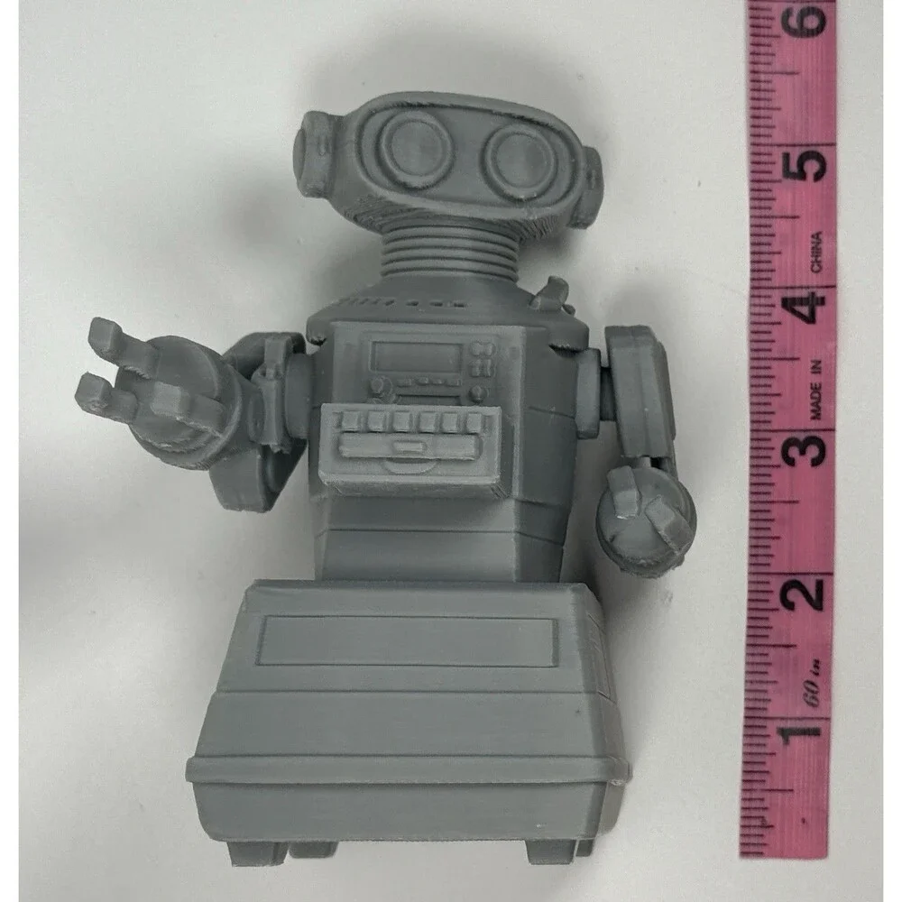 Omnibot 2000 Robot 5” Figure Retro 1980s Toy Drawer Open Variant